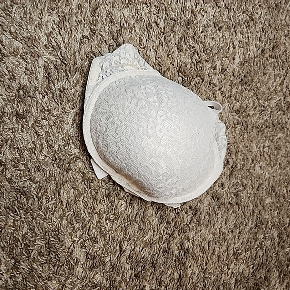 Victoria Secret PINK WEAR EVERYWHERE Push Up Bra 32D Sexy Lace  Rose - Picture 2 of 5
